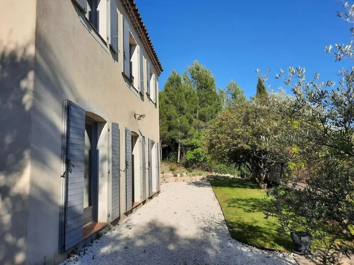Maison De Vacances Avec Piscine Privative, Oustau Des Oliviers Vue Dominante Colorado Provencal Rustrel France