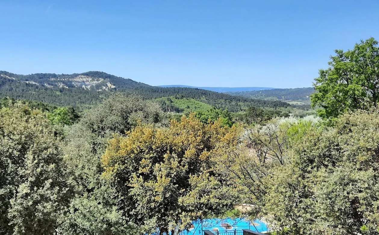 Maison De Vacances Avec Piscine Privative, Oustau Des Oliviers Vue Dominante Colorado Provencal Rustrel Holiday home