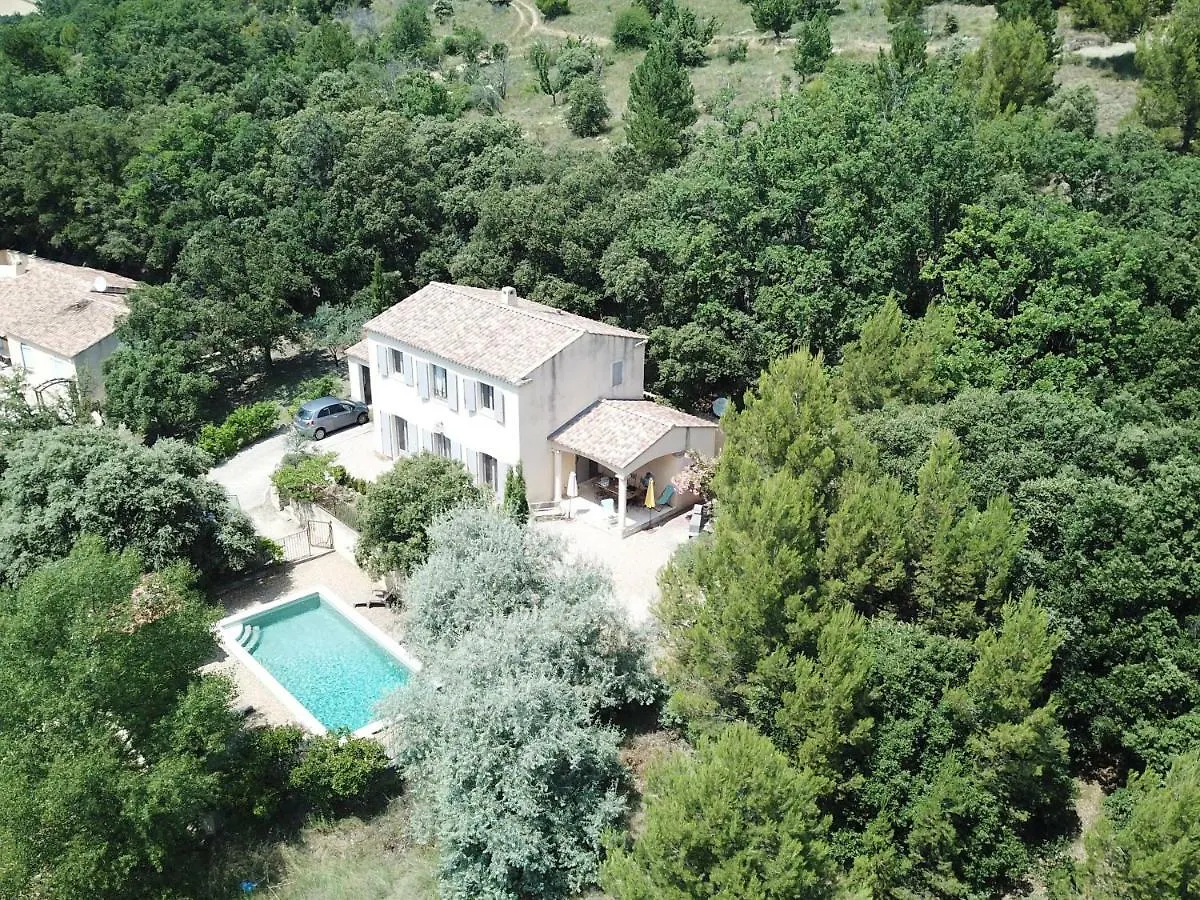 Maison De Vacances Avec Piscine Privative, Oustau Des Oliviers Vue Dominante Colorado Provencal Rustrel
